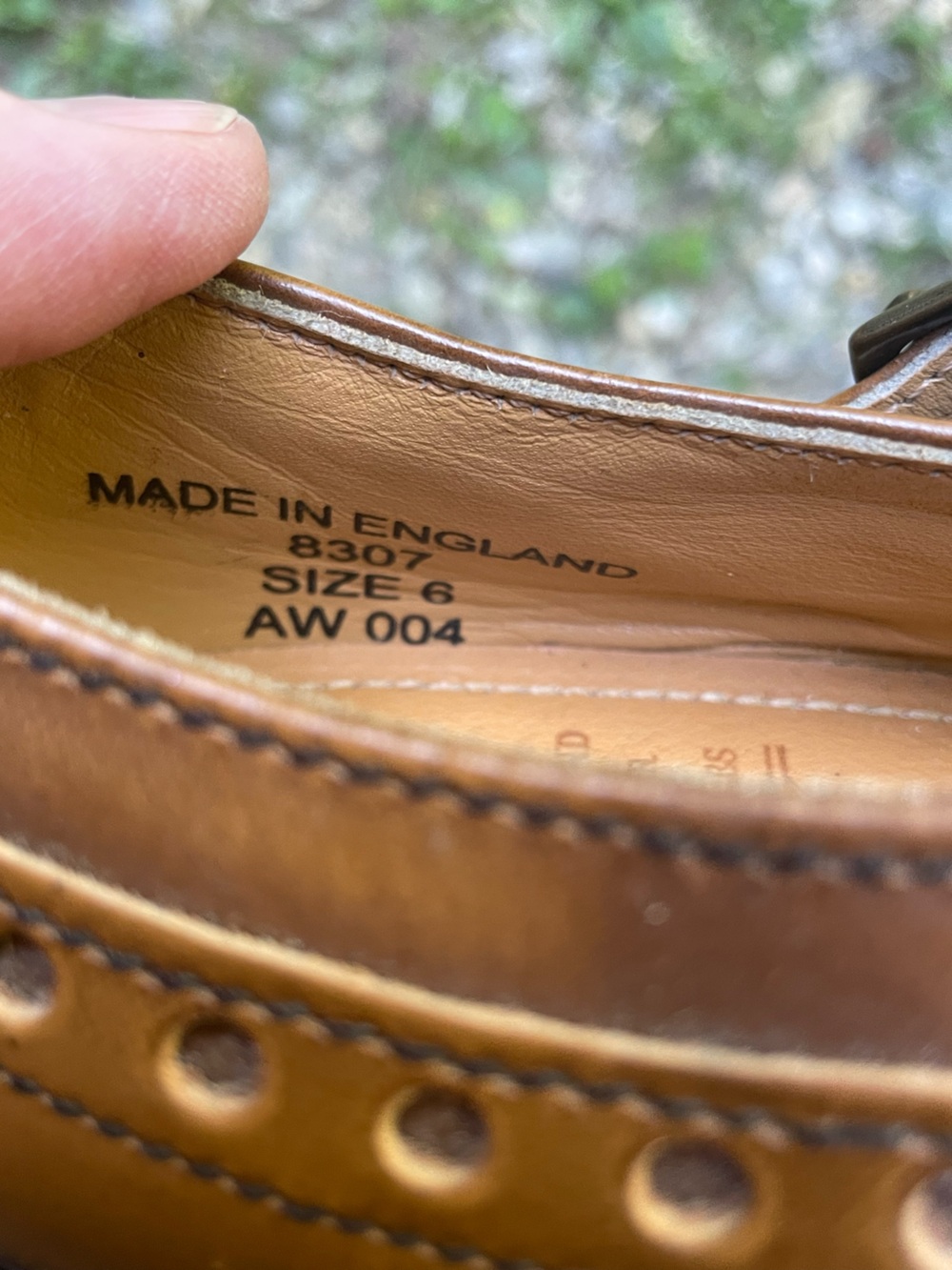 Dr Marten England Vintage Brogue Leather Mary Jane Clog Shoes Size 8 Woman’s (6) - Picture 14 of 14